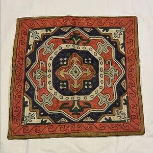 Colorful Oriented Handmade Pillow Cover.